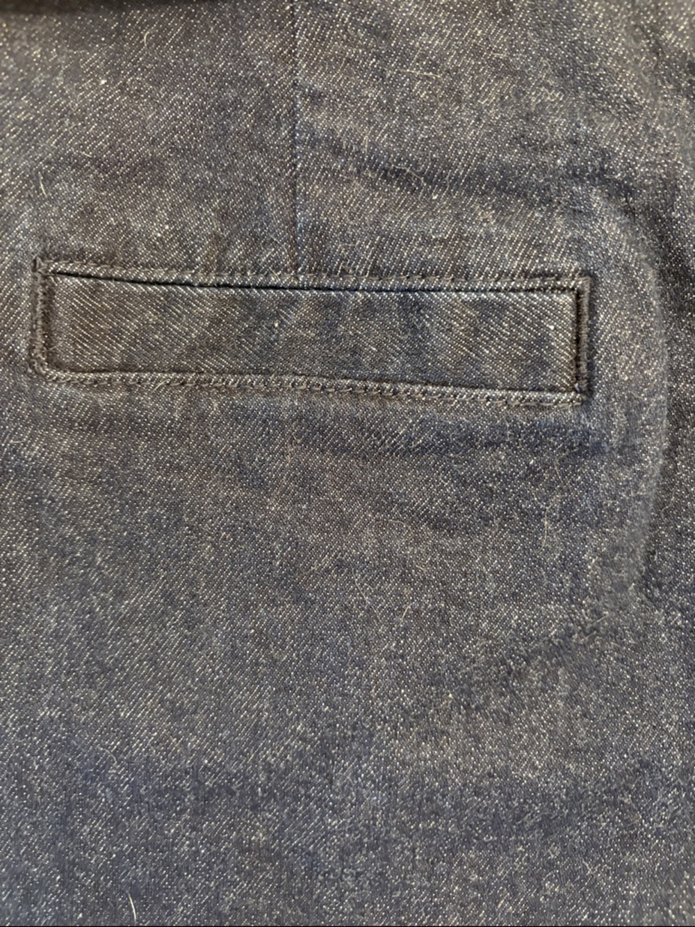 INC Classic High-Rise Dark Rinse Denim Shorts - Picture 7 of 8